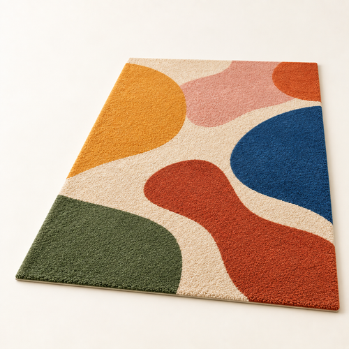 Sora Colorblock Tufted Area Rug